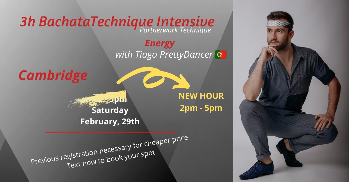 Bachata Technique Intensive Cambridge - Tiago PrettyDancer