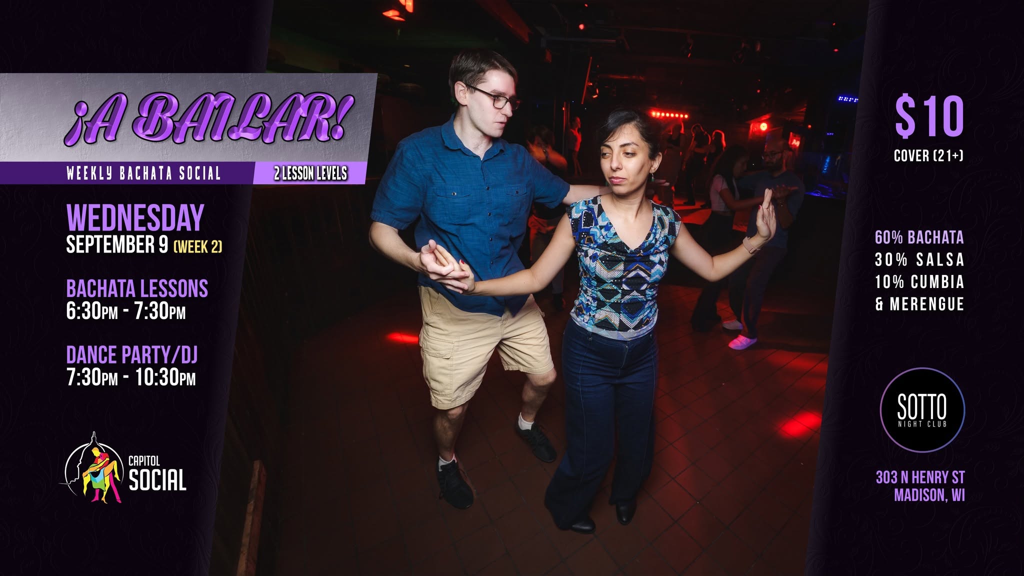 ¡A Bailar! Wednesdays at SOTTO (WEEK 2 - 09 09 26)
