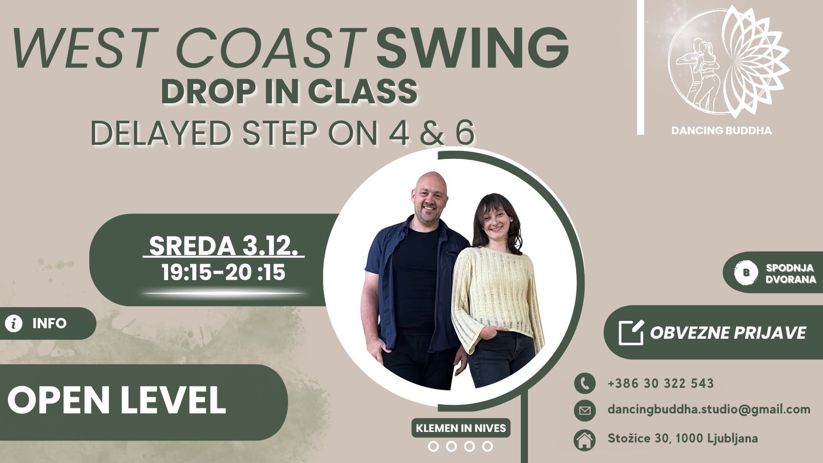 WCS DROP IN CLASS-DELAYED STEP ON 4 & 6