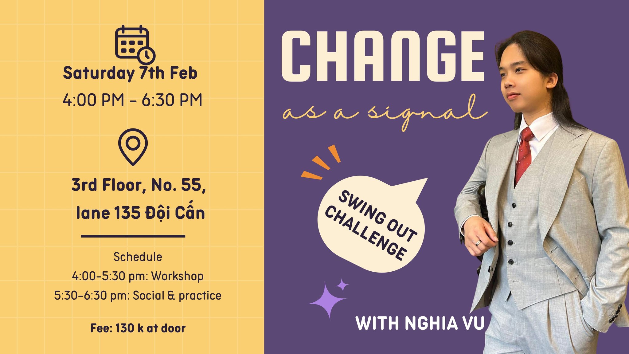 Workshop Open Level: "Change as a Signal" with Nghĩa Vũ