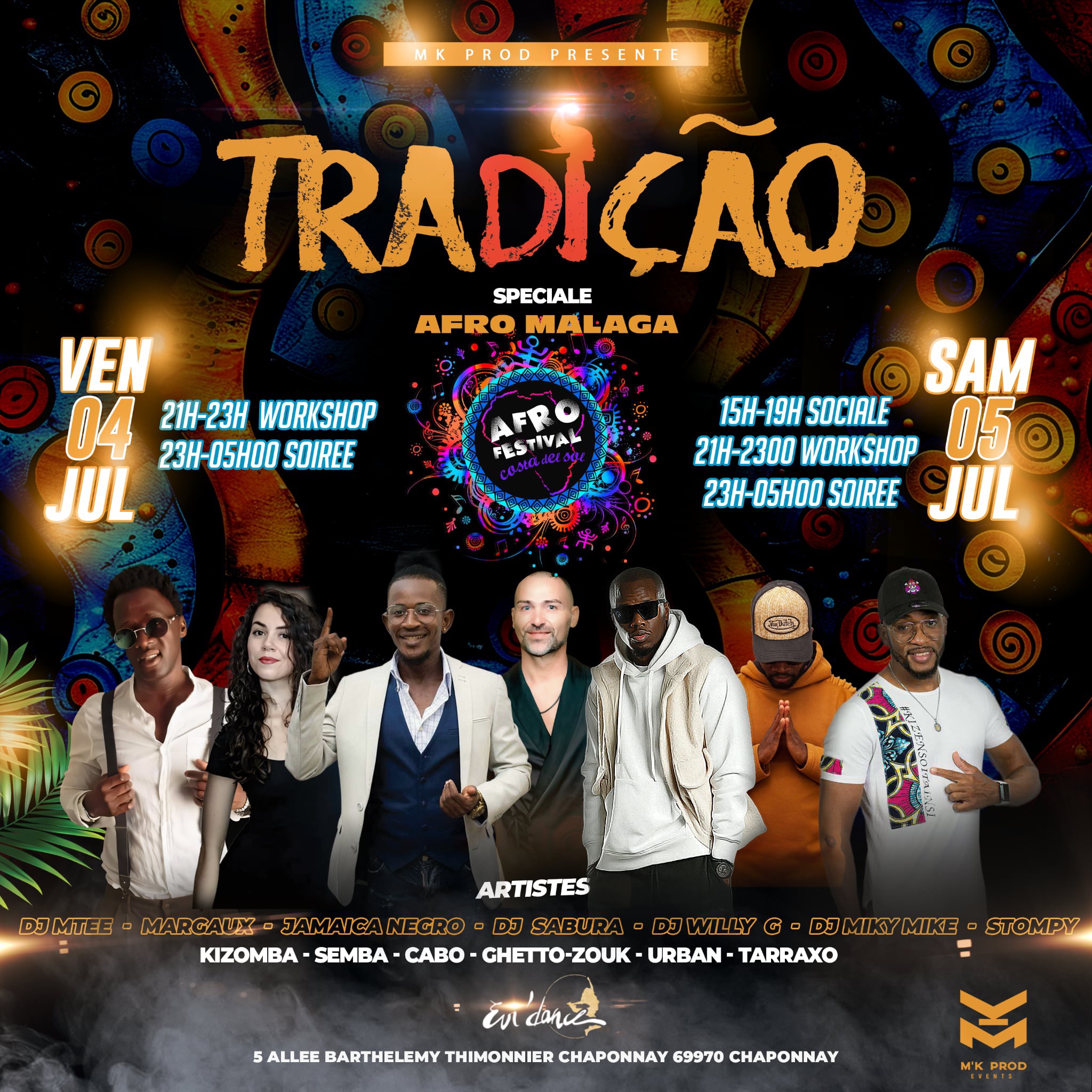 TRADIÇÃO SPÉCIALE AFRO FESTIVAL MALAGA