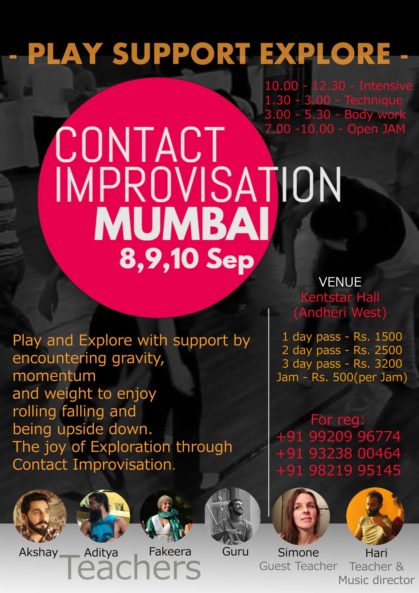 Contact Improvisation Mumbai Workshop