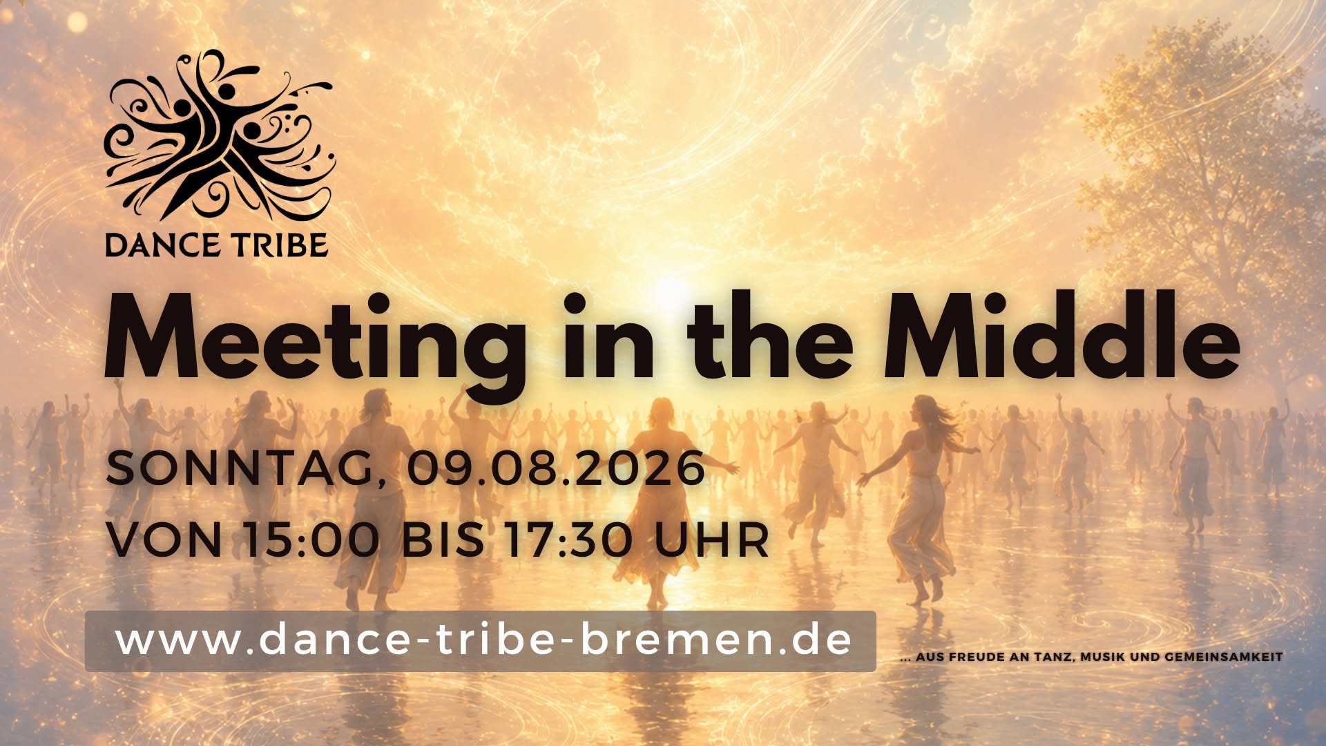 Dance Tribe Bremen - am 09.08. im tanzwerk mit DJ Wolfspirit + Mijay Dee