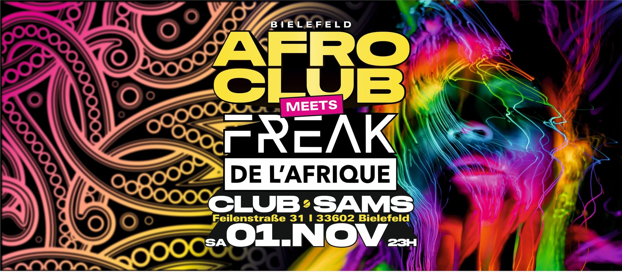 AFRO CLUB X FREAK DE L’AFRIQUE in Bielefeld @ Club SAMS