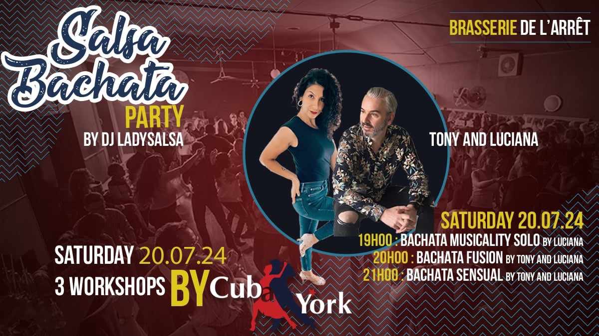 Summer Bachata Salsa Party with DJ Ladysalsa et workshops by CubaYork Dance School