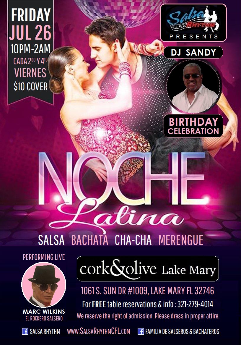 Salsa Rhythm's Friday Noche Latina