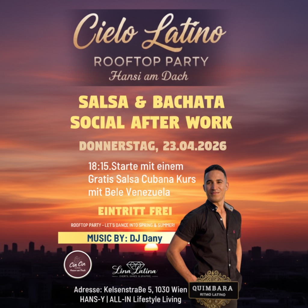 After Work Rooftop Party Salsa & Bachata Social Dance