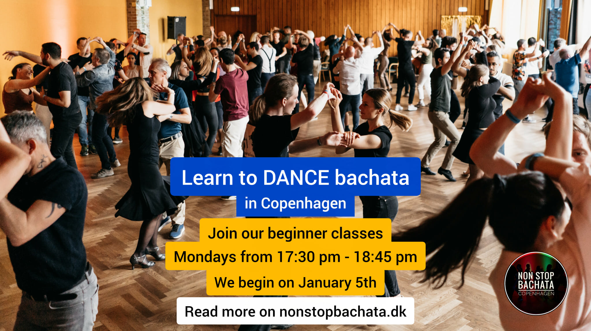 Learn to DANCE BACHATA in Copenhagen Weekly beginner classes