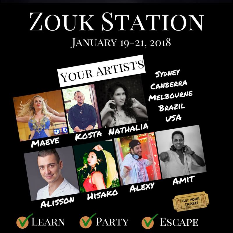 Zouk Station Getaway! Sydney International Zouk Festival Edition
