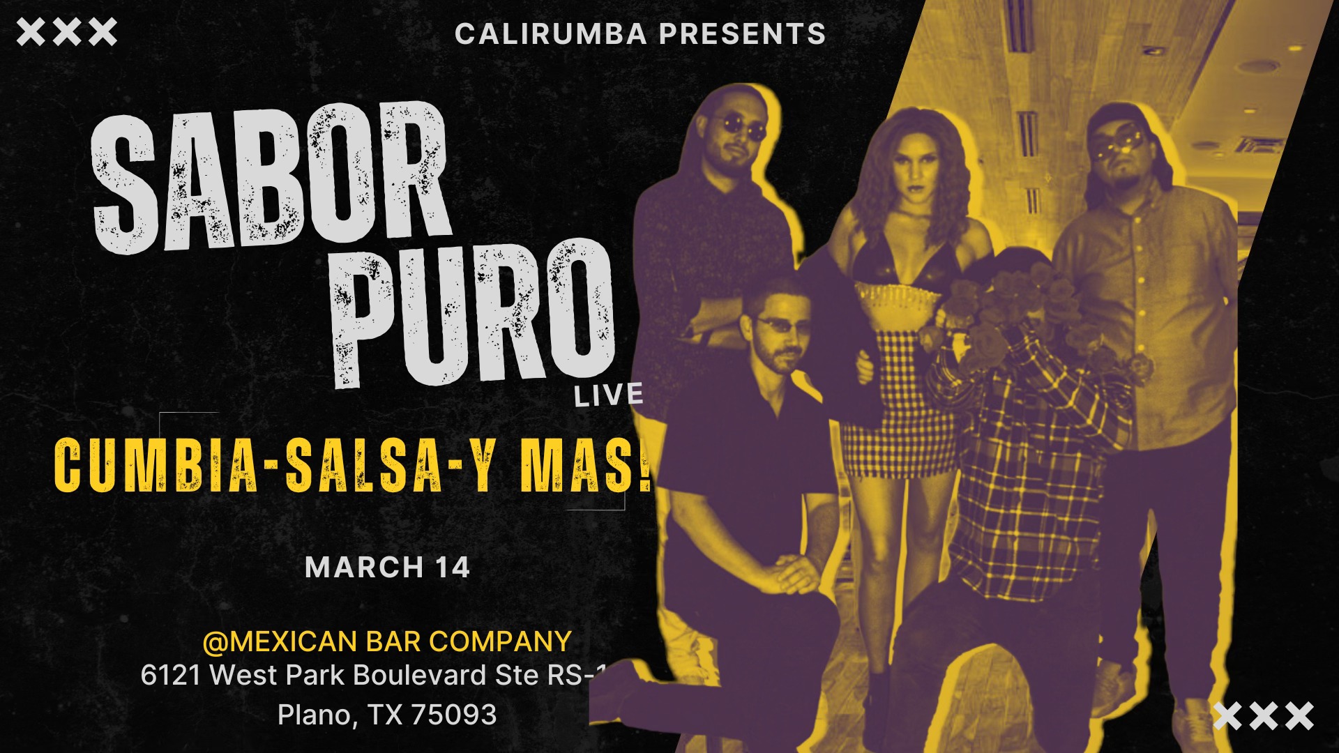 Sabor Puro Live FREE Friday 14th @MexicanBarCompany