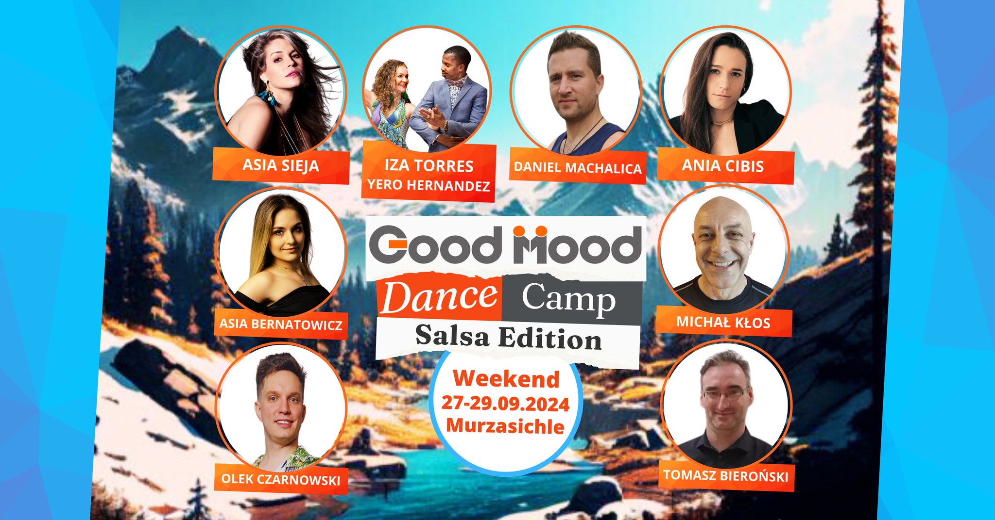 SALSA EDITION ★ GOOD MOOD DANCE CAMP ★ 27-29.09.2024 ★ Warsztaty ★ Imprezy ★ Integracja