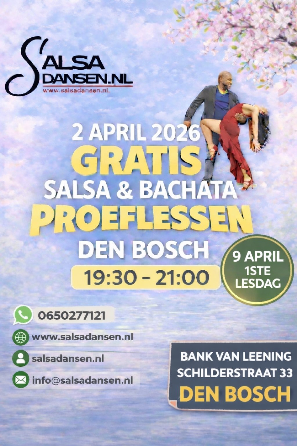 Gratis Proeflessen Salsa & Bachata in Den Bosch