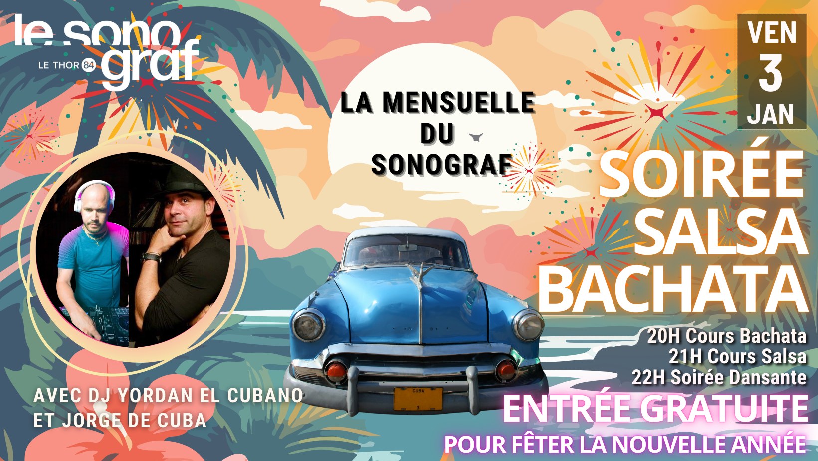 Salsa Bachata 💃avec DJ Yordan El Cubano et Jorge de Cuba