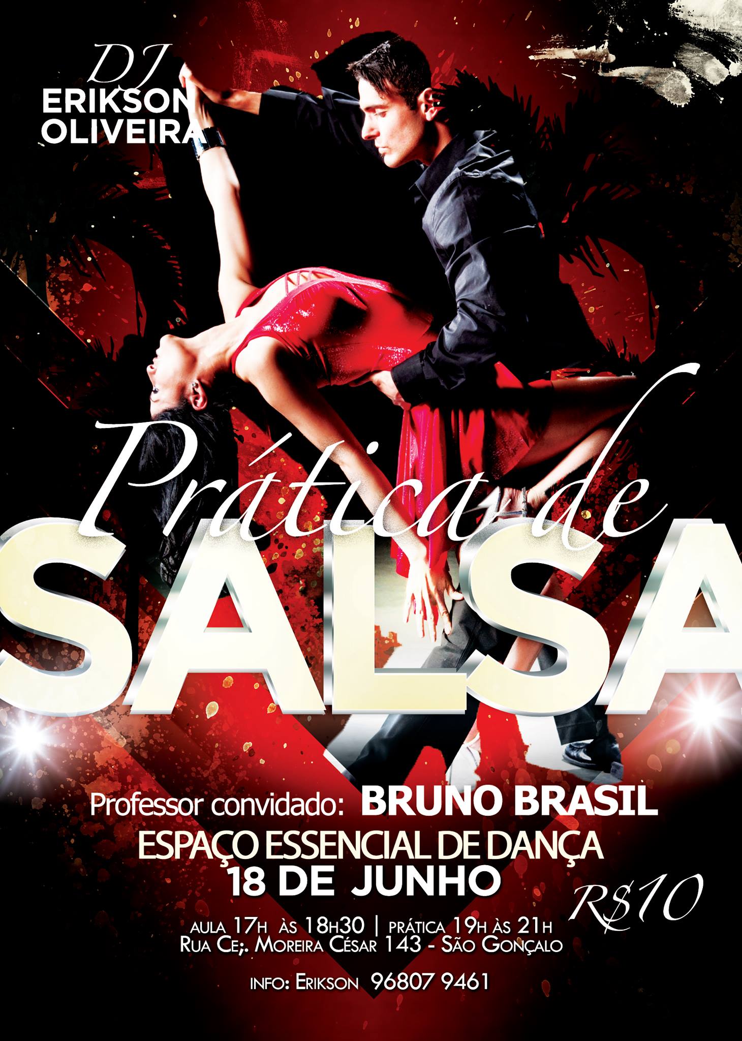 Prática e Aula de Salsa