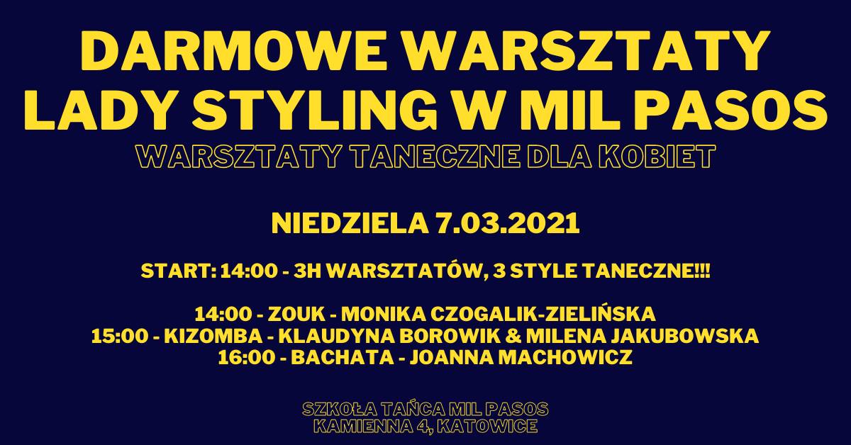 Darmowe warsztaty taneczne dla Kobiet!