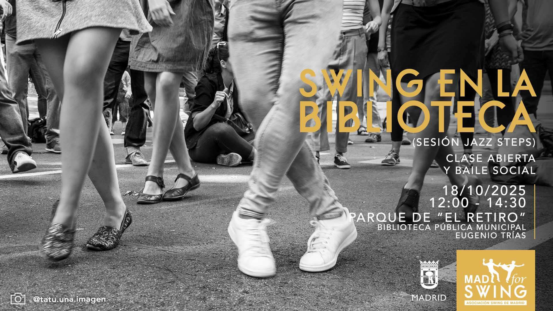 Swing en la Biblioteca. Sesión Jazz Steps