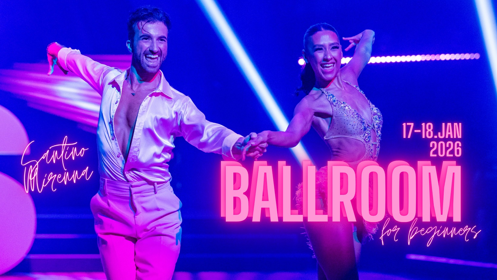 BALLROOM for beginners with SANTINO MIRENNA 17-18.01.2026