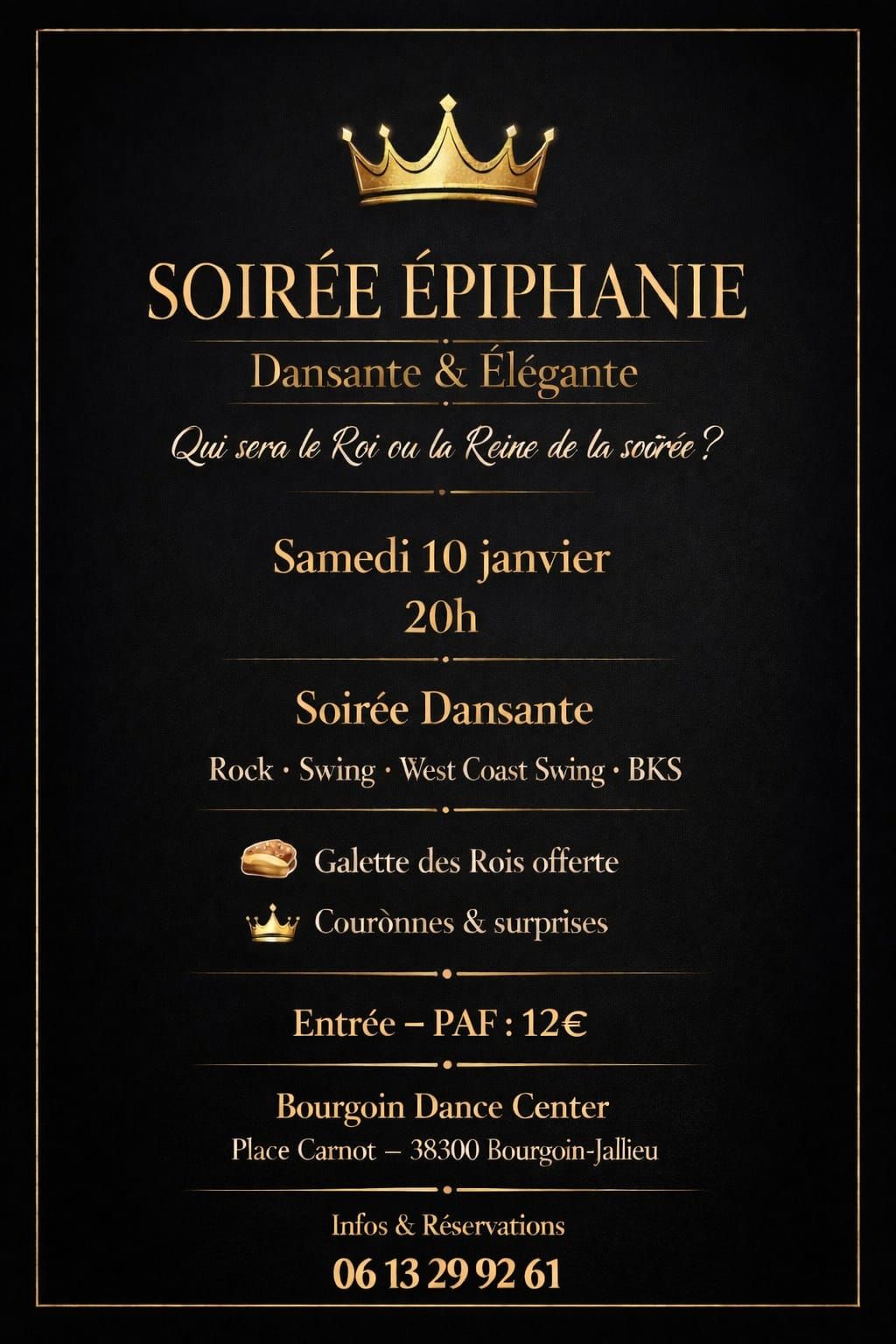 SOIREE EPIPHANIE