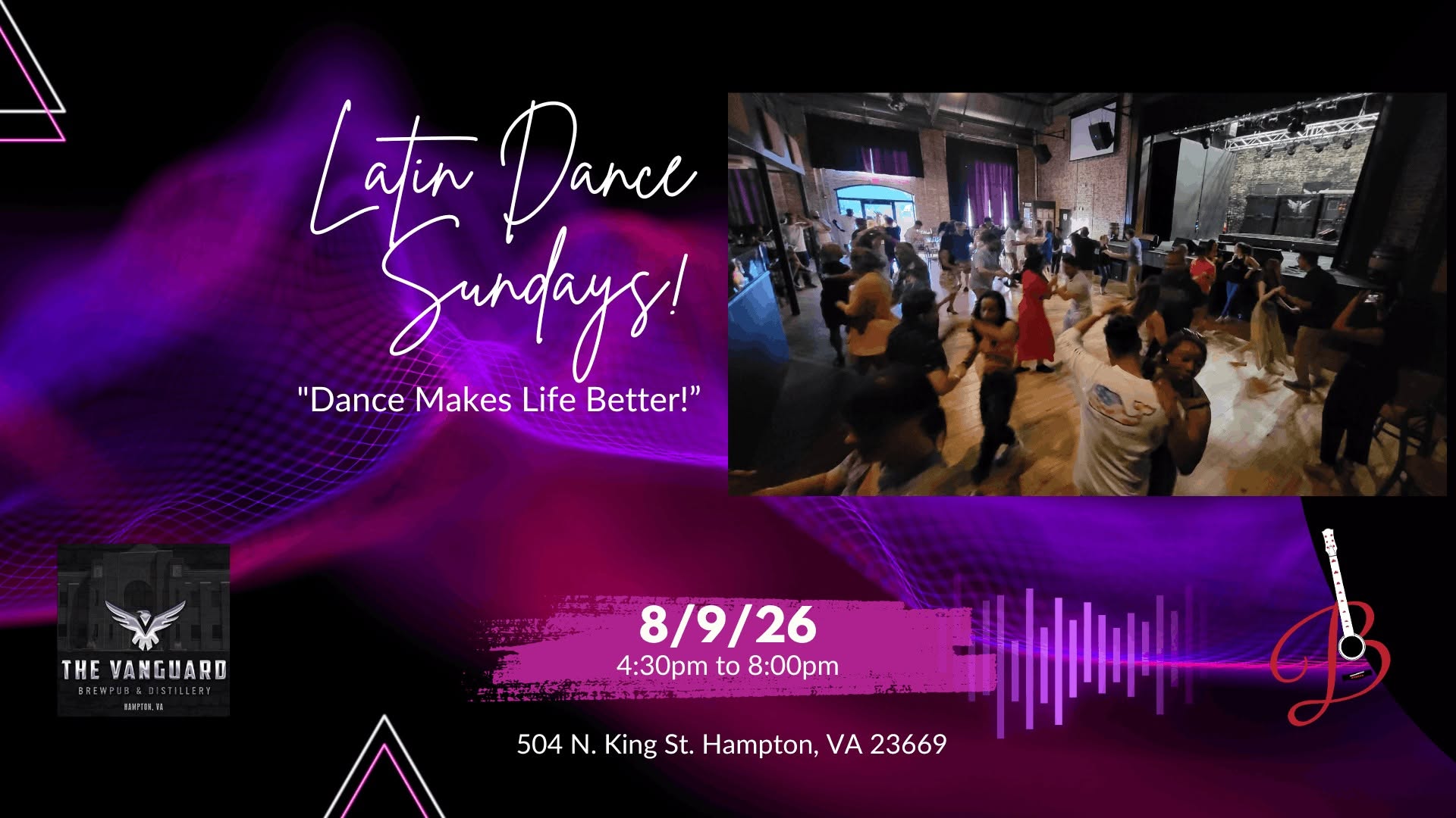 Latin Dance Sunday at The Vanguard!