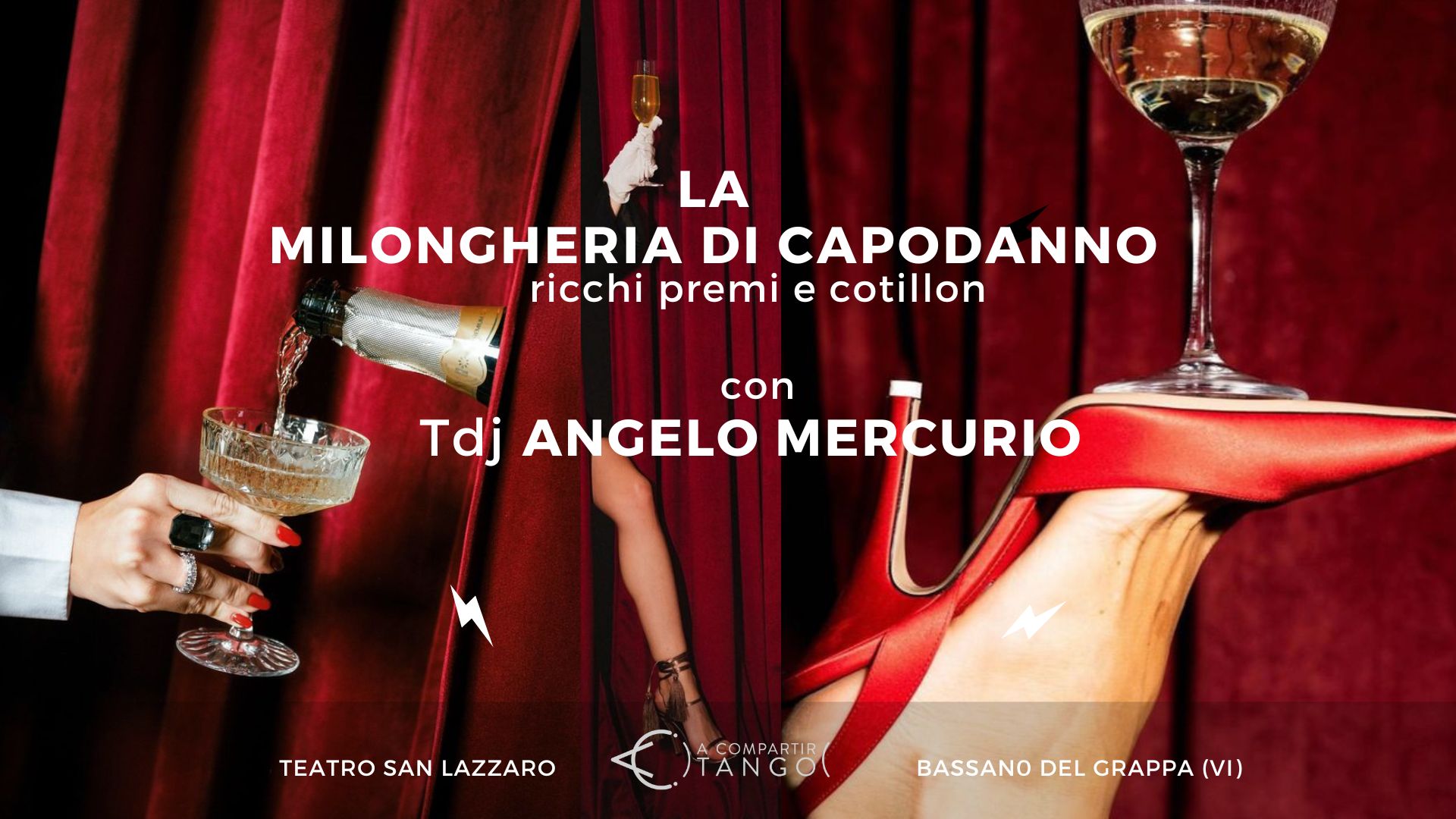LA MILONGHERIA DI CAPODANNO a Compartir! con Tdj ANGELO MERCURIO