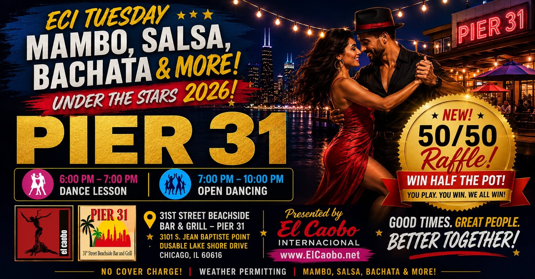 ECI Tuesdays Mambo Salsa Bachata & More at Pier 31