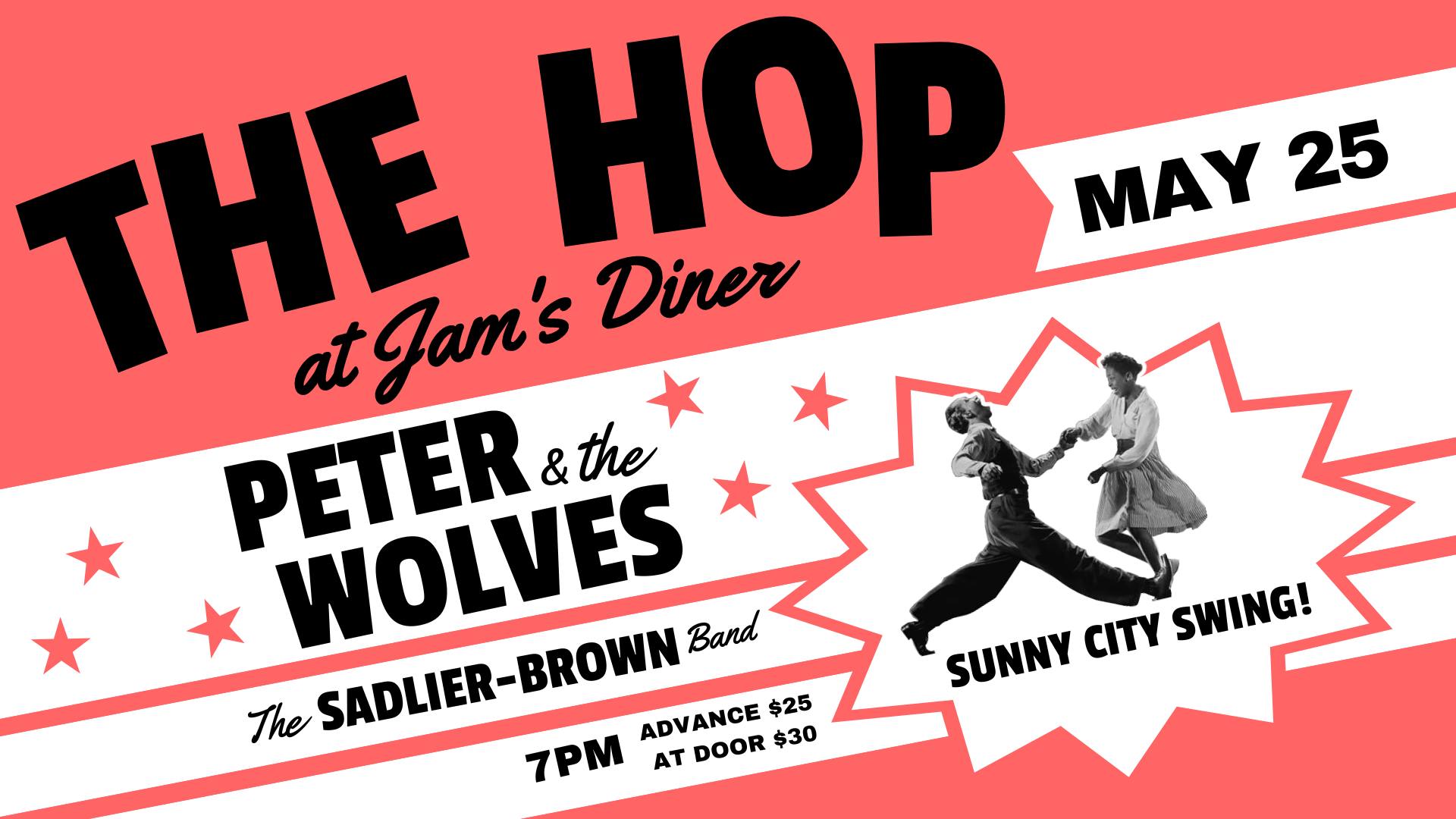 "The Hop" with Peter & The Wolves, Featuring The Sadlier-Brown Band!