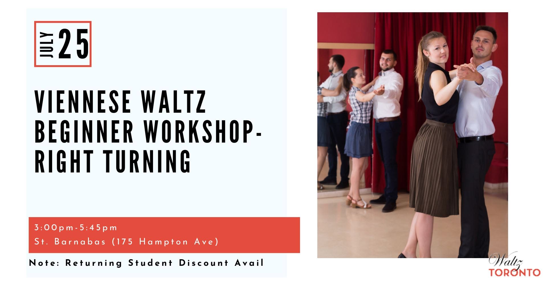 Viennese Waltz (Right Turning) Beginner Workshop!