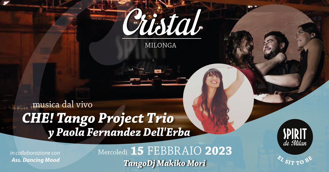 CRISTAL milonga, Tango en vivo
