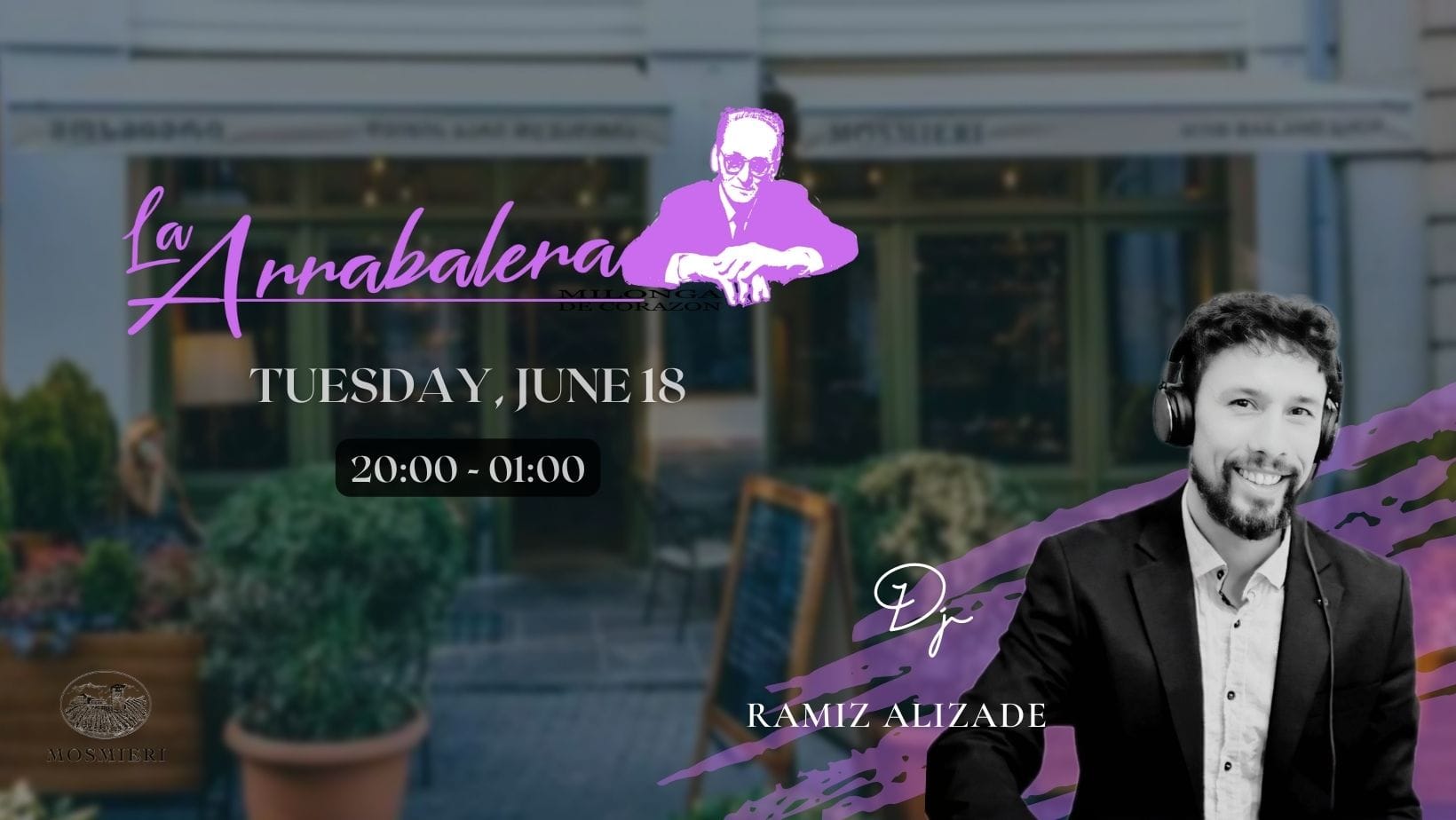 La Arrabalera Milonga & Football Match LIVE DJ Ramiz