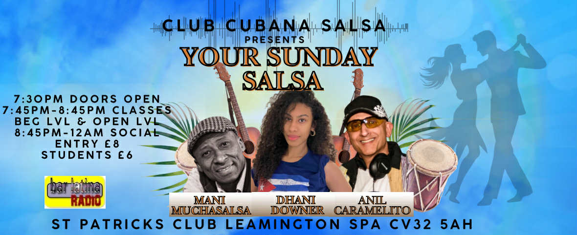 KLUB CUBANA Y BACHATA DOMINGOS FIESTA