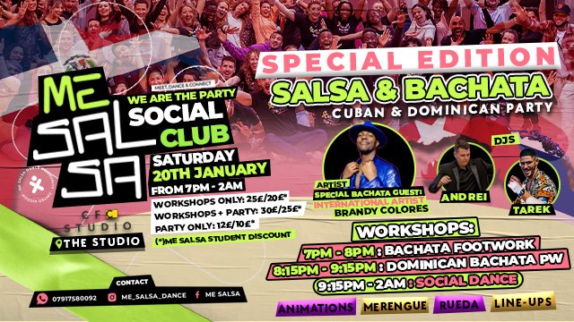 🤩Me Salsa Social Club: Salsa & Bachata Special 🤩
