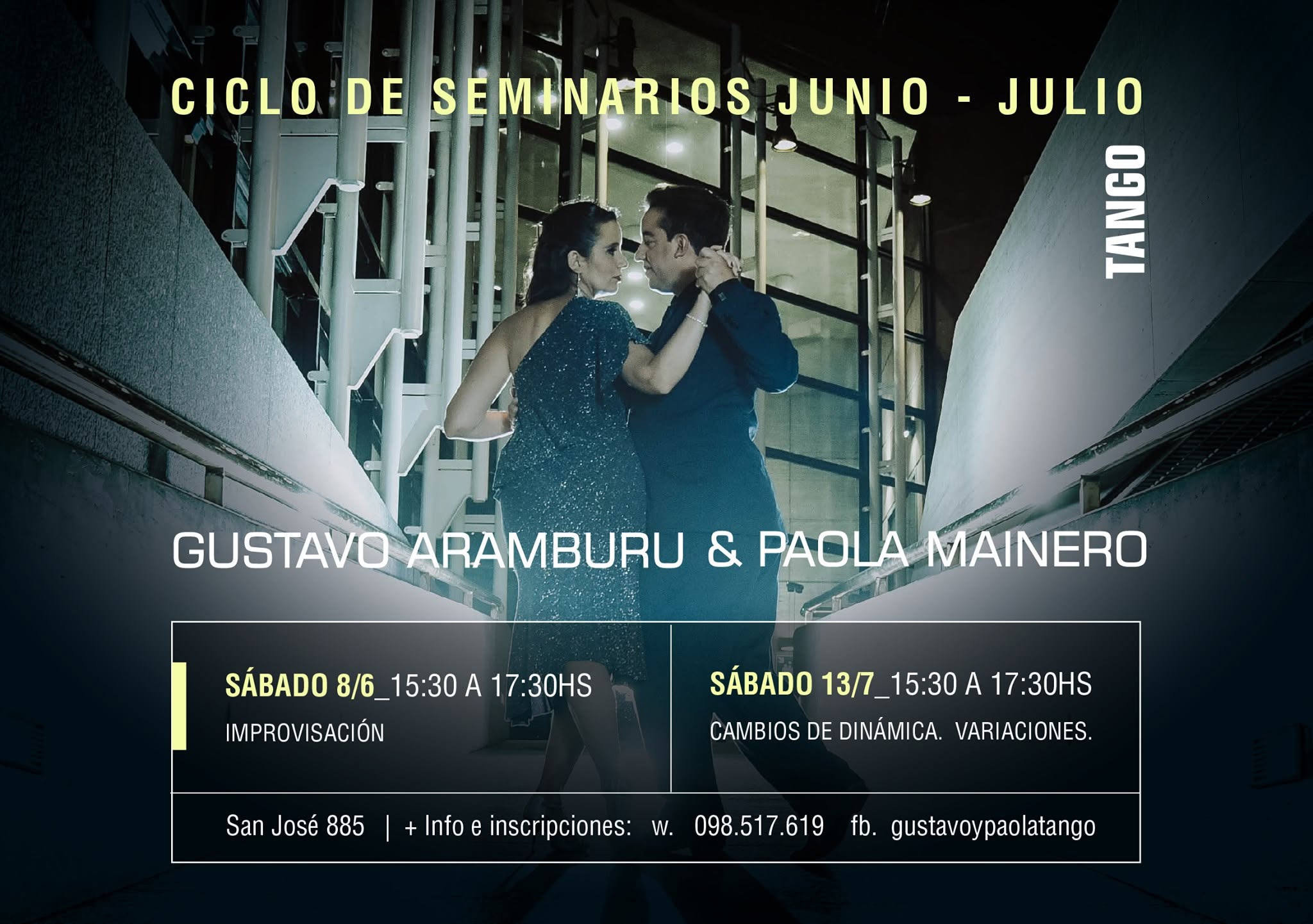 Seminarios Junio - Julio Gustavo & Paola