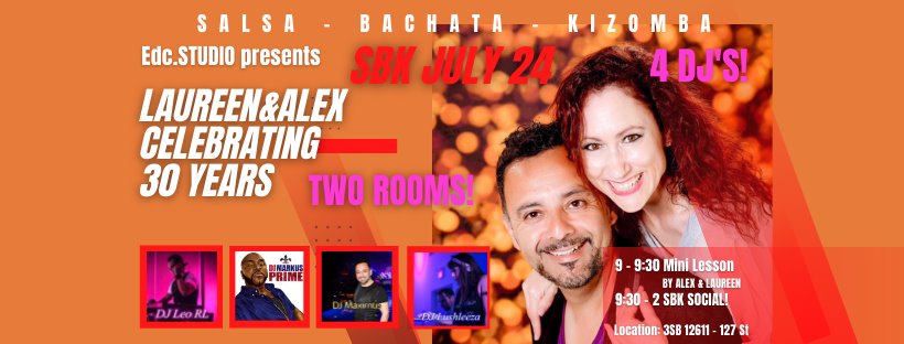 Salsa Bachata Kizomba Social July 24th