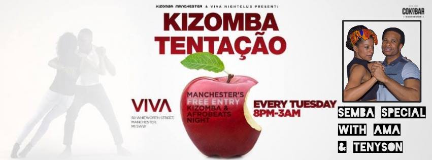 Free Entry Kizomba & Palop Night Guest Teachers Ama & Tennyson