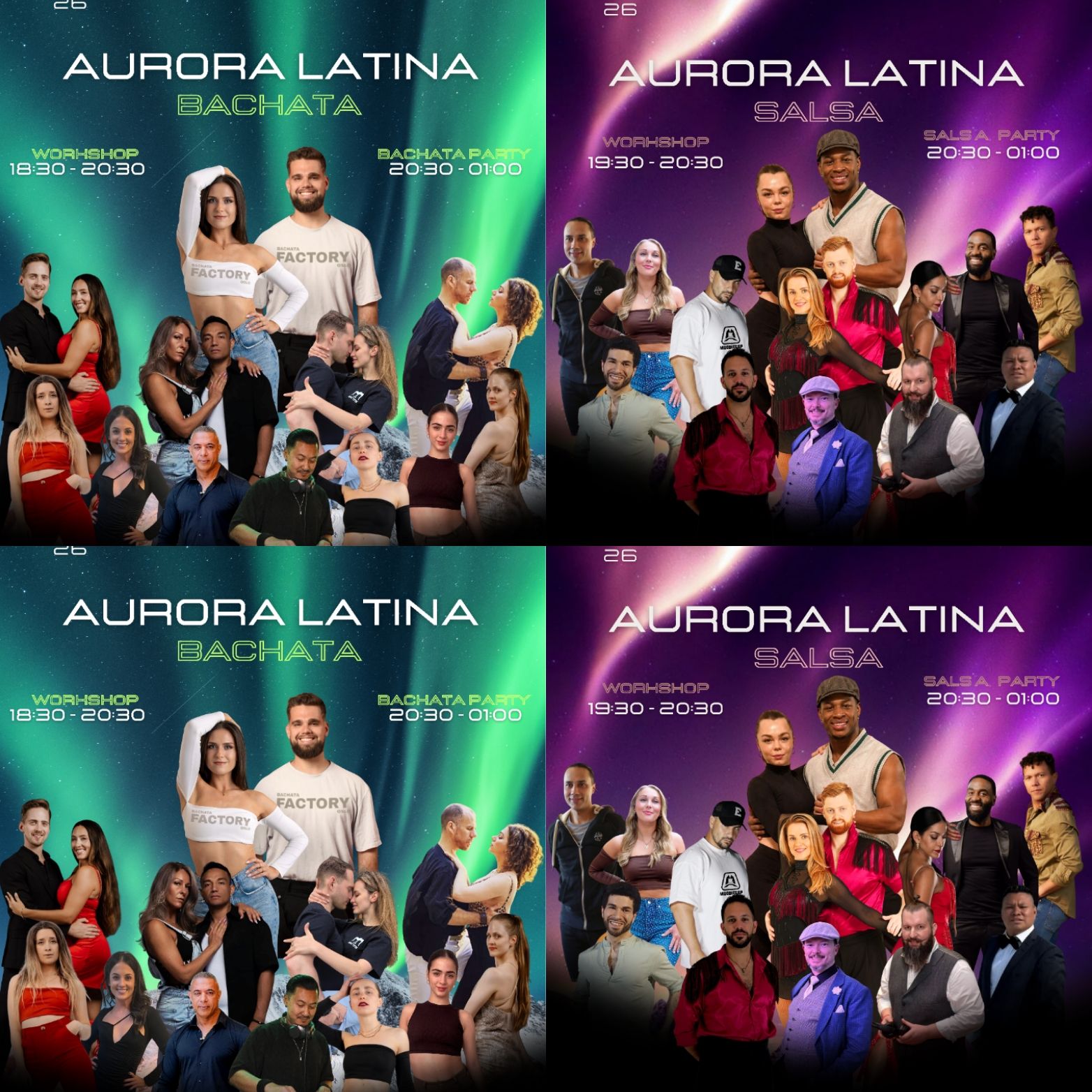 Aurora latina Vol.7 Bachata & Salsa Night