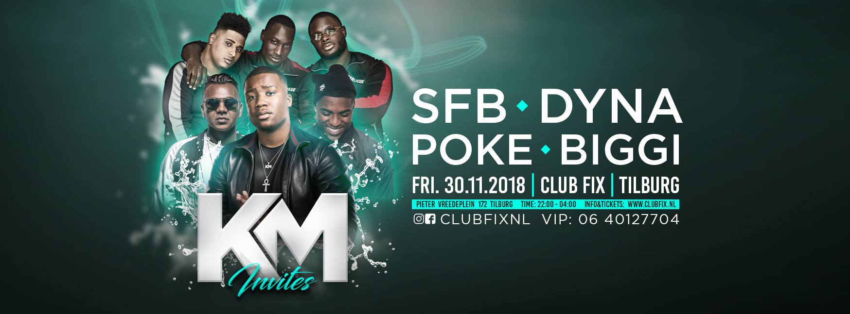 30.11 KM Invites SFB, Poke, Dyna & Biggi