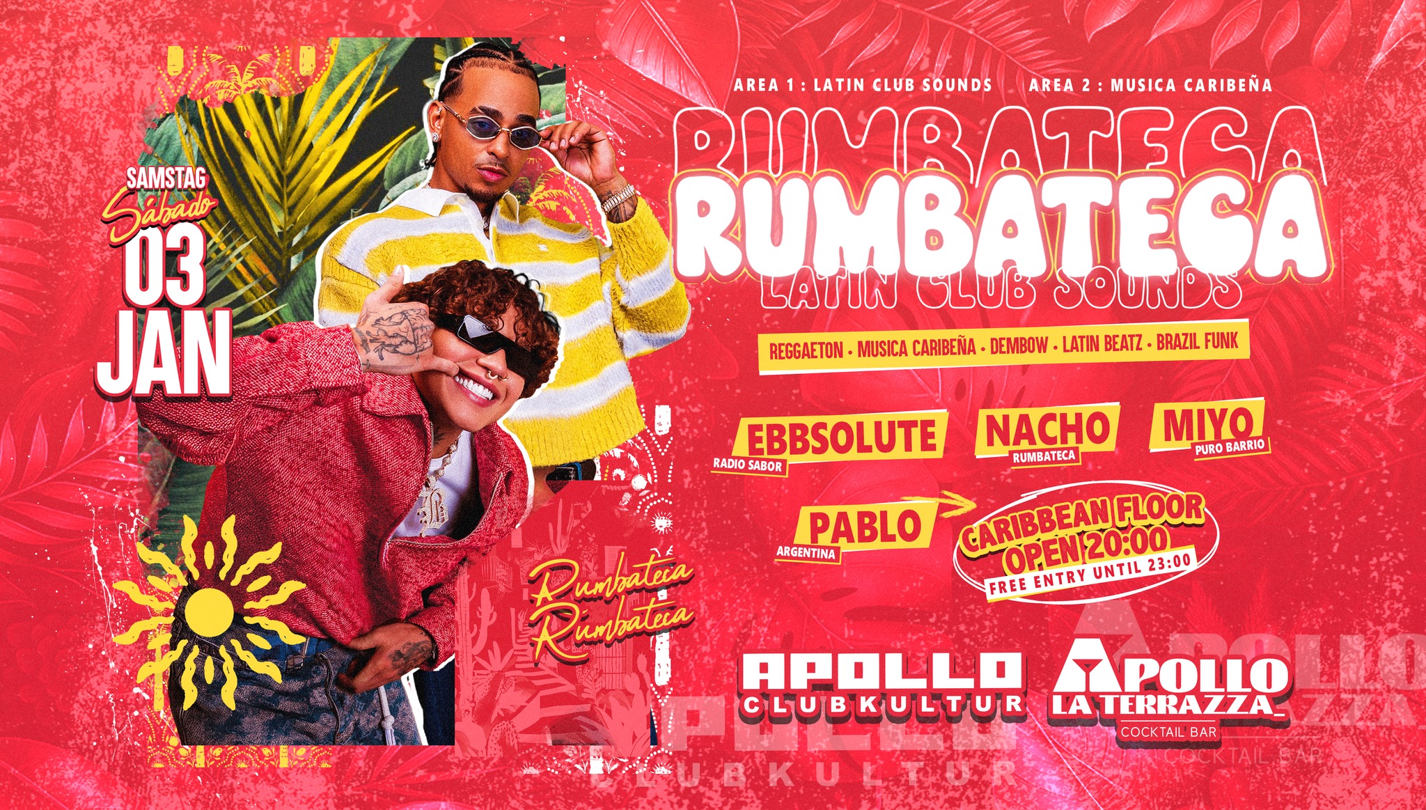 SA 03.01 • RUMBATECA • Latin Club Sounds • Club Apollo Aachen