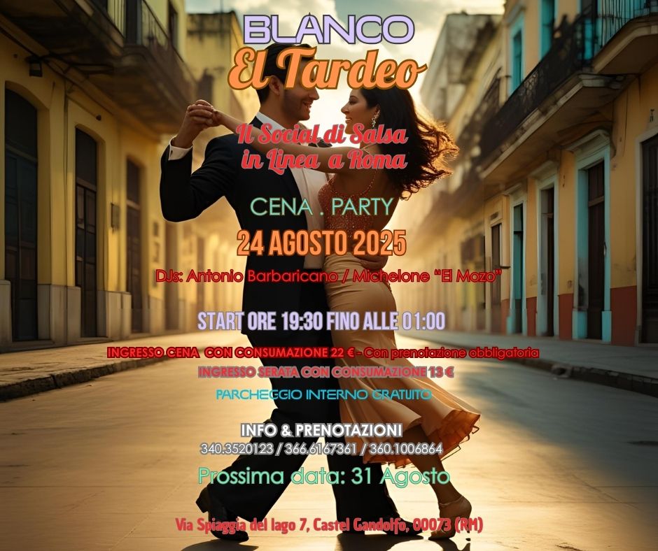 EL TARDEO il Social di Salsa in Linea