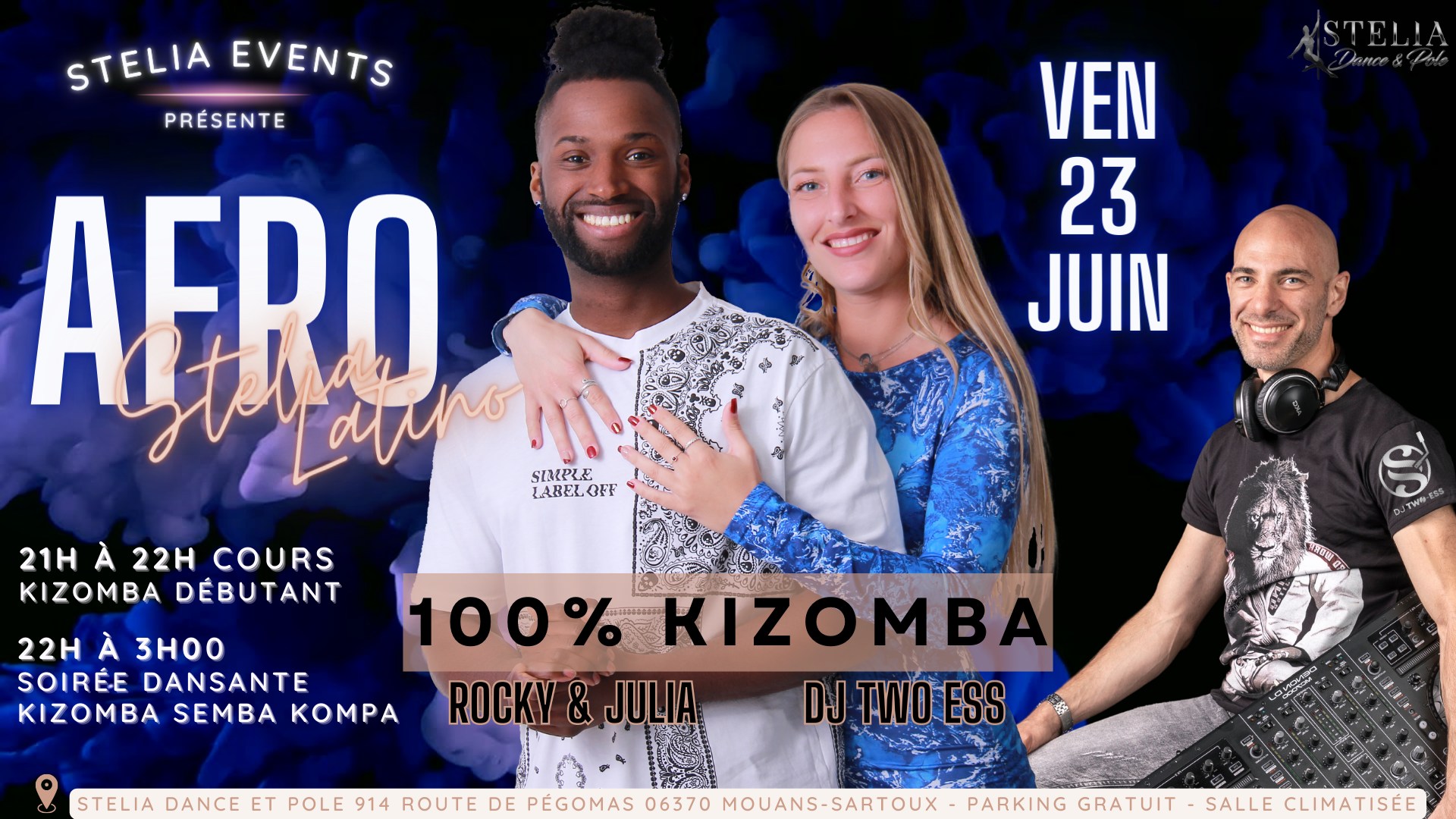 STELIA AFRO ! 100% KIZOMBA, SEMBA, KOMPA DJ TWO ESS