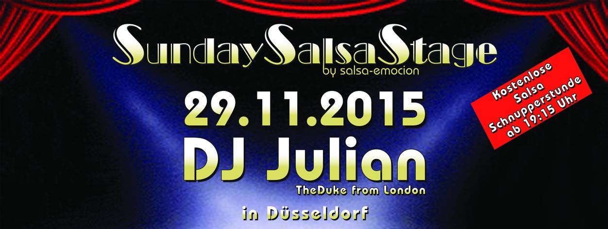 29.11. SundaySalsaStage & Salsa DJ Julian, London