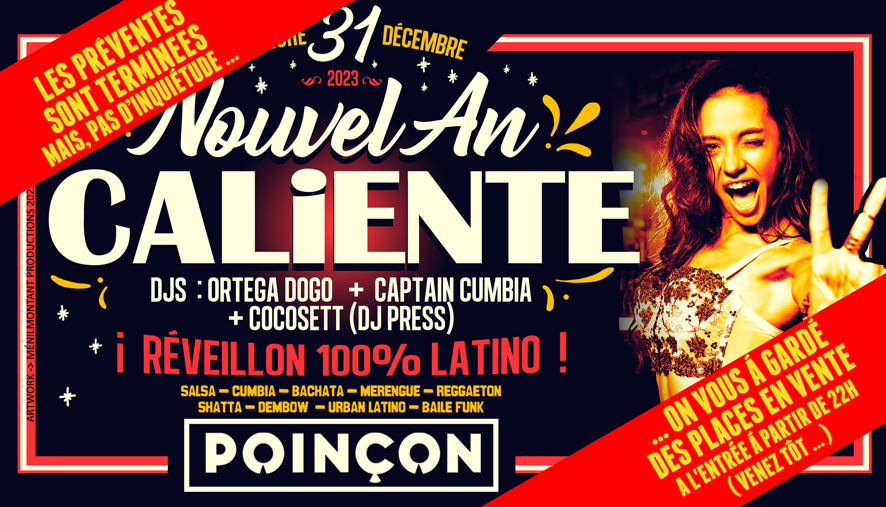 NOUVEL AN CALIENTE 🍾 (Réveillon 100% Latino) X POINÇON Paris14