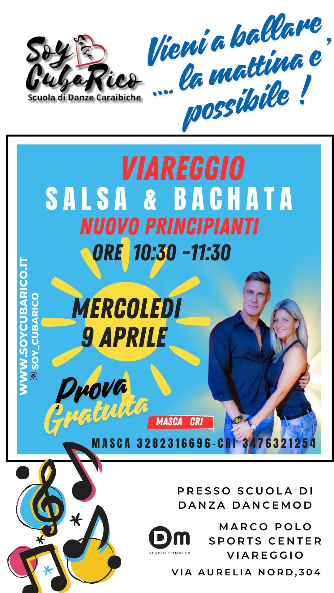 Balla la Mattina salsa e Bachata