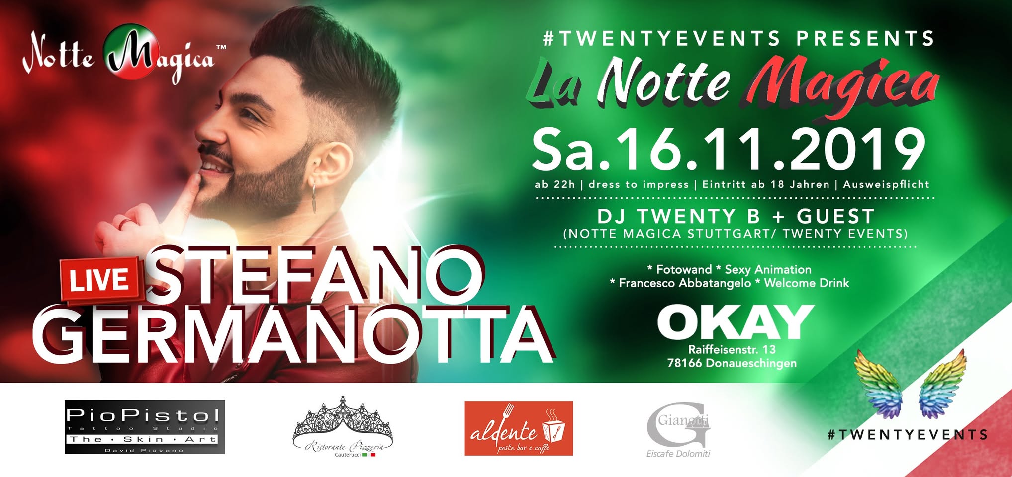 La Notte Magica ★Stefano Germanotta★ Live