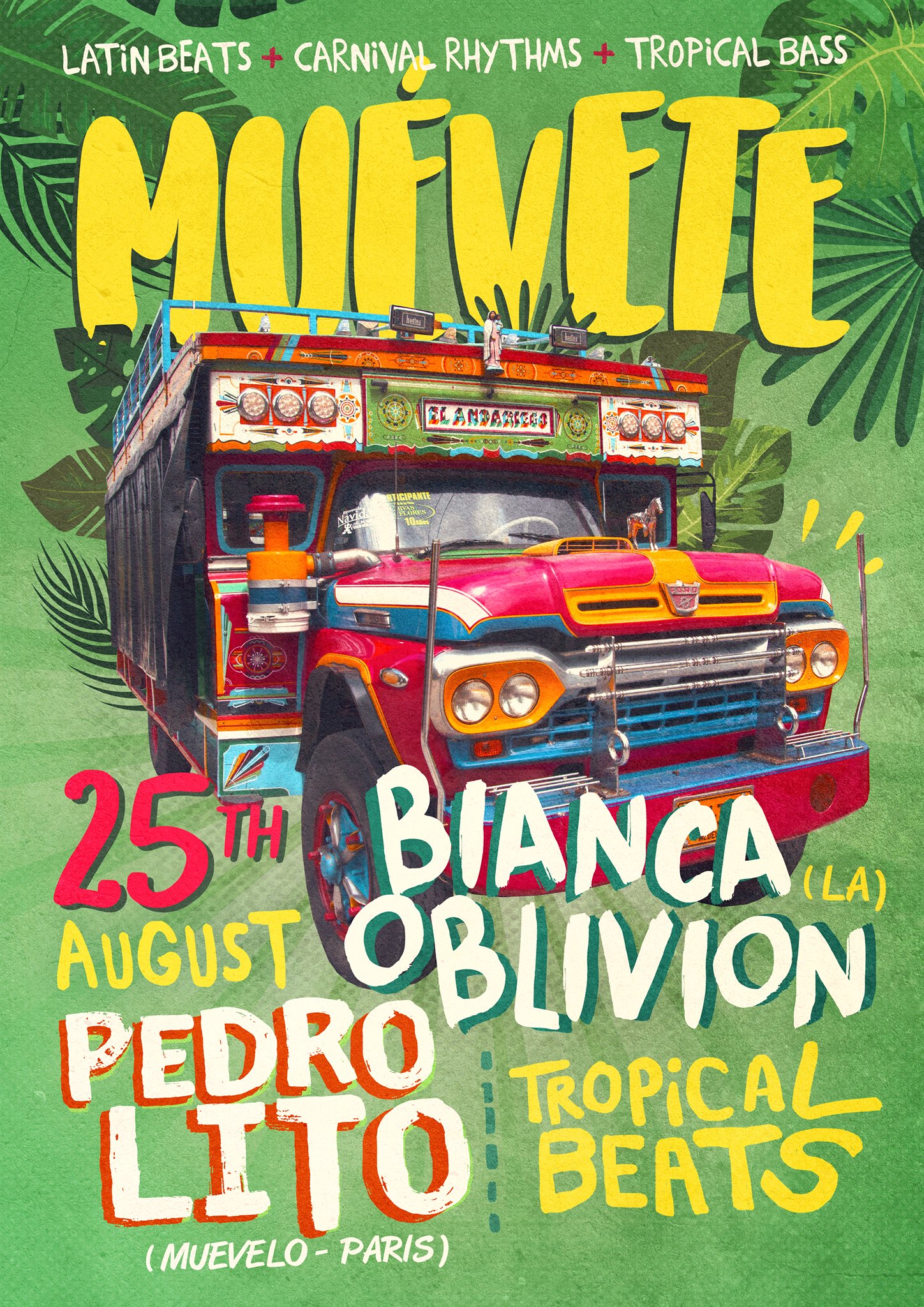 ¡Muévete! Carnival Special with Bianca Oblivion & Pedrolito