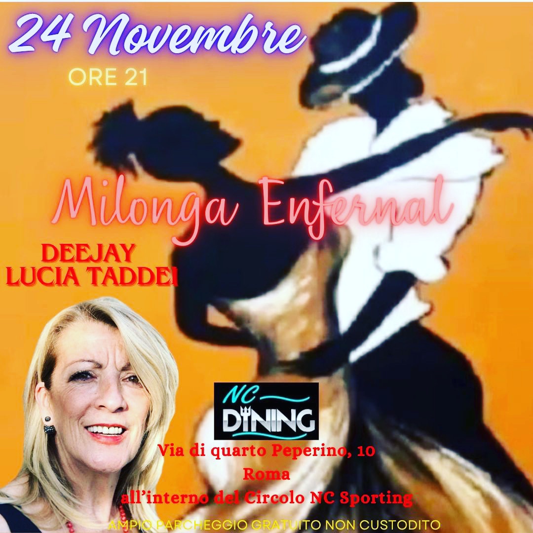 Milonga Enfernale a Saxa Rubra con cena