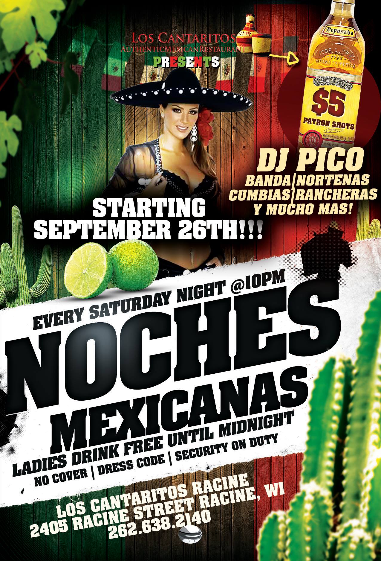 Sabados de Noches Mexicanas!!!