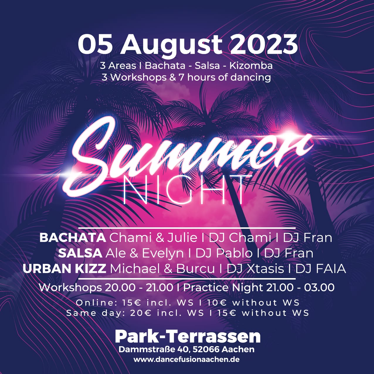 Summer Night I Bachata - Salsa - Kizomba