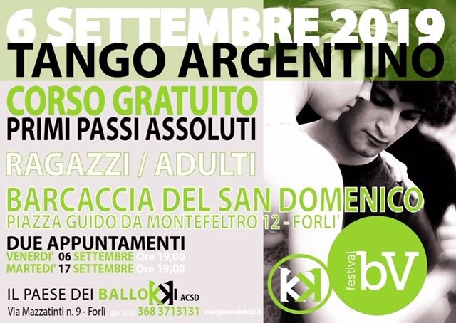 Tango Argentino: corso gratuito alla Barcaccia di Forlì