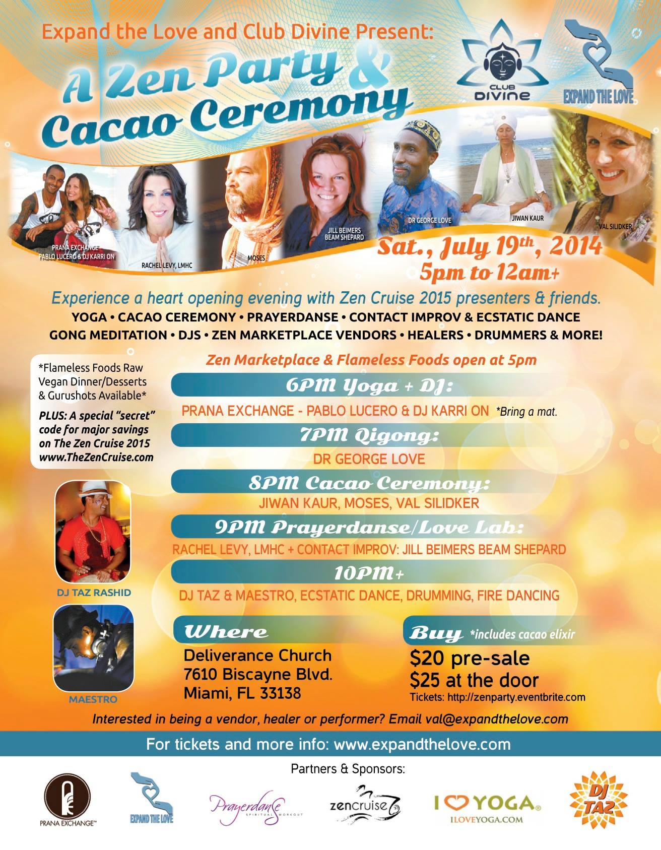 Expand the Love and Club Divine Present: A Zen Party & Cacao Ceremony