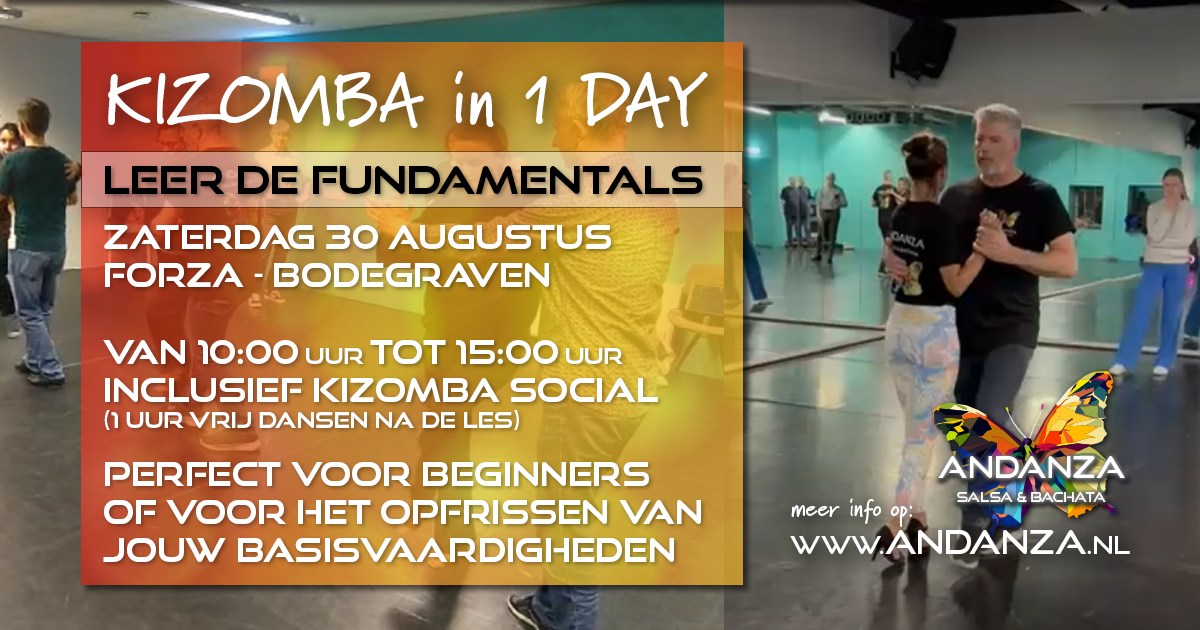 Leer Kizomba in één dag! (met mini social) - Bodegraven